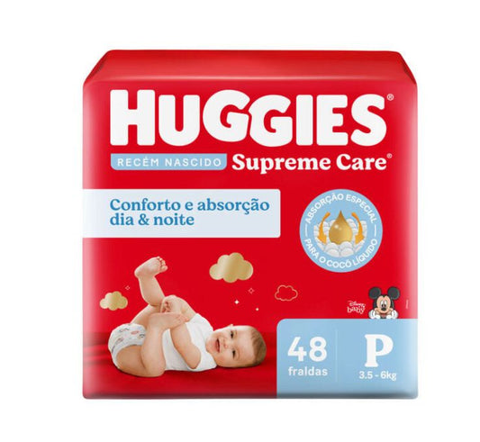 Fralda Huggies Supreme Care P - 48 fraldas