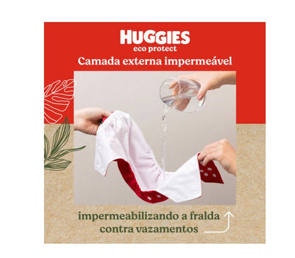 Fralda Reutilizável Huggies Eco Protect Tamanho Único - 4 un