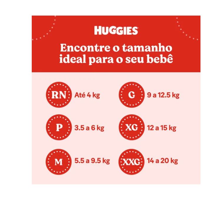 Fralda Huggies Supreme Care (Tamanho G) 66 Fraldas